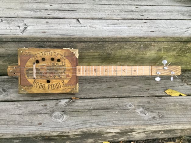 The Hobo Fiddle DIY Kit by "Boxcar" Ben Gitty
