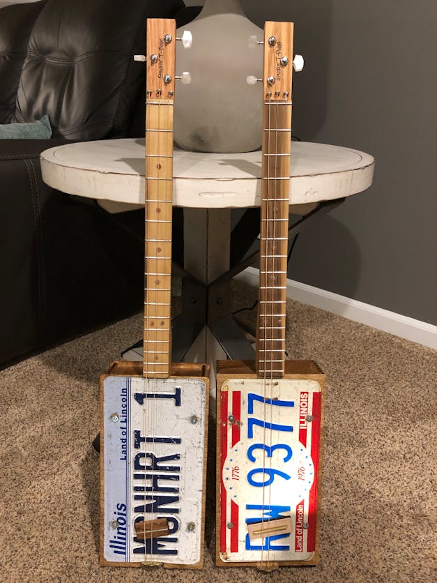 Acoustic Medium 3-String Cigar Box Guitar Strings - Open G/Standard - GBD/GBE