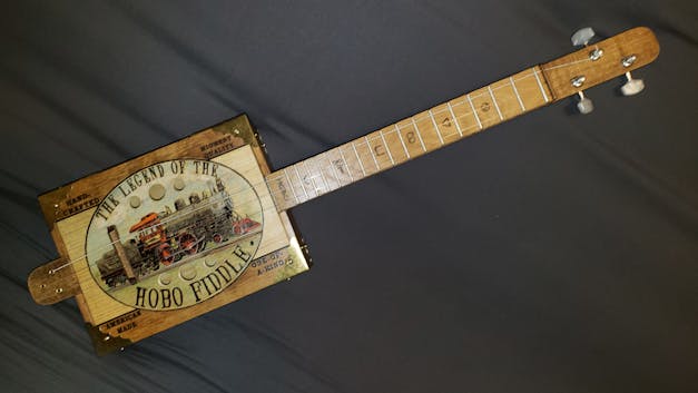 The Hobo Fiddle DIY Kit by "Boxcar" Ben Gitty