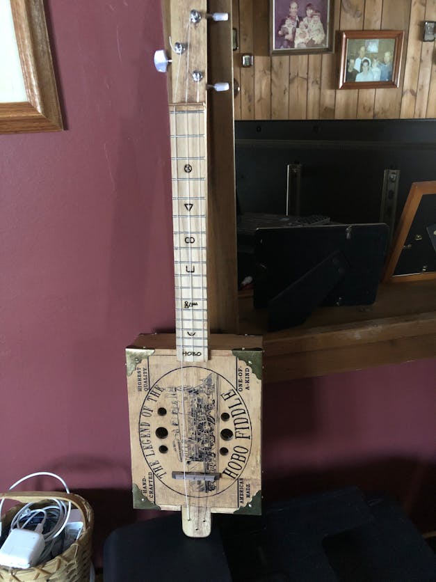 The Hobo Fiddle DIY Kit by "Boxcar" Ben Gitty