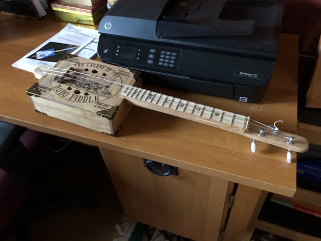 The Hobo Fiddle DIY Kit by "Boxcar" Ben Gitty