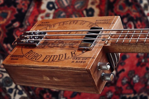The Hobo Fiddle DIY Kit by "Boxcar" Ben Gitty