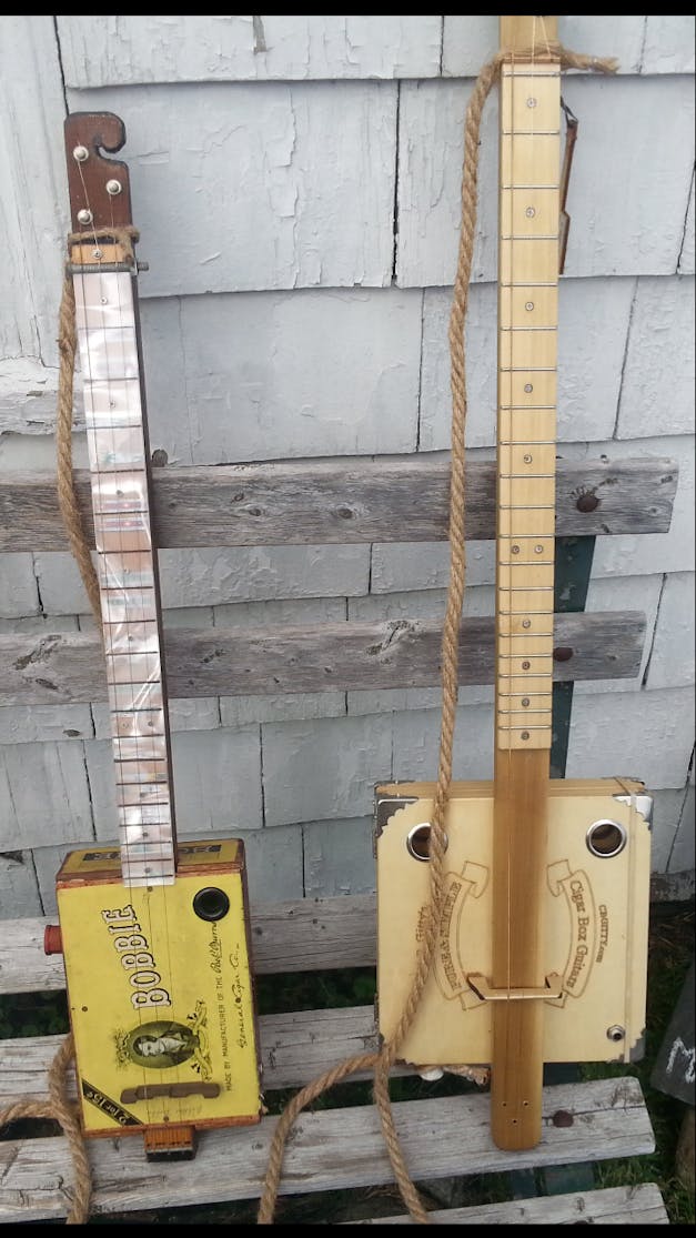 Electric Medium 3-String Cigar Box Guitar Strings - Open G Major (GBD/GBE)