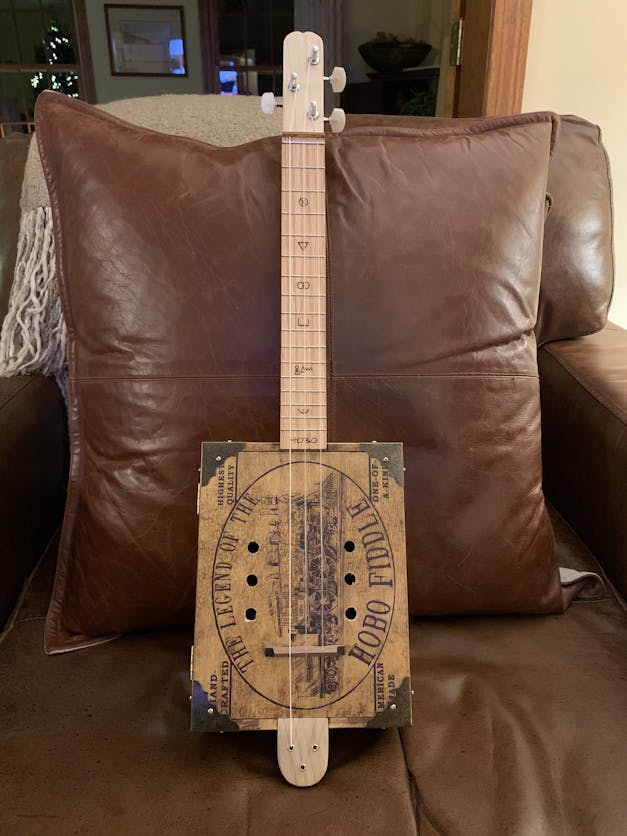 The Hobo Fiddle DIY Kit by "Boxcar" Ben Gitty
