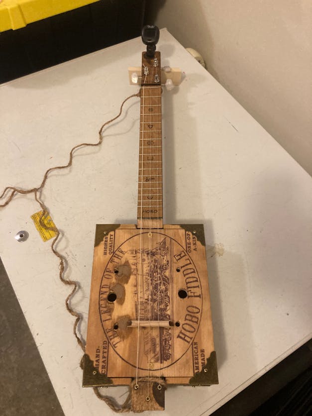 The Hobo Fiddle DIY Kit by "Boxcar" Ben Gitty