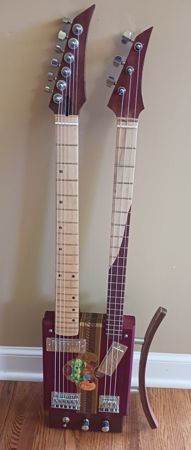 Top-Loading Adjustable Bridge for Electric 6-string Guitar - Choose Color